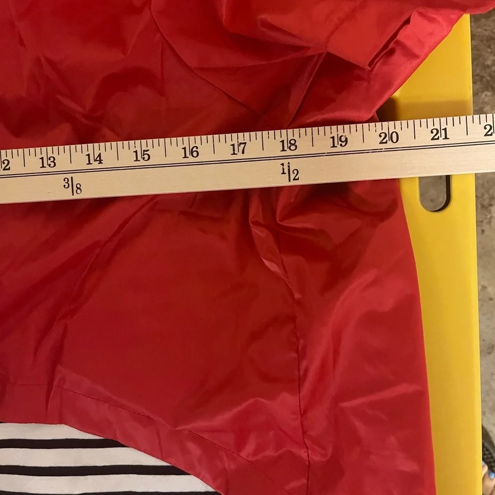 XXL dog red rain coat‎